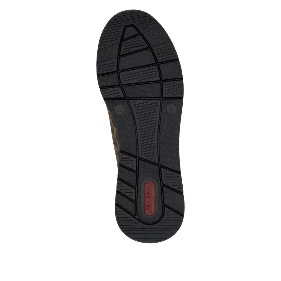 scarpe con cerniera marroni da donna rieker 58902-24