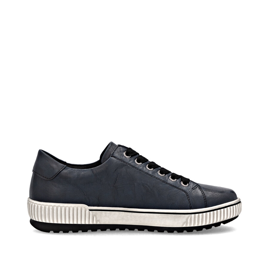 scarpe con cerniera blu da donna remonte d0700-15