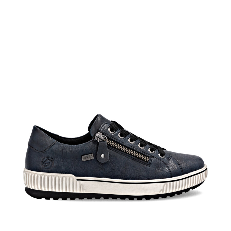 scarpe con cerniera blu da donna remonte d0700-15