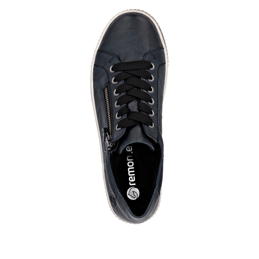 scarpe con cerniera blu da donna remonte d0700-15
