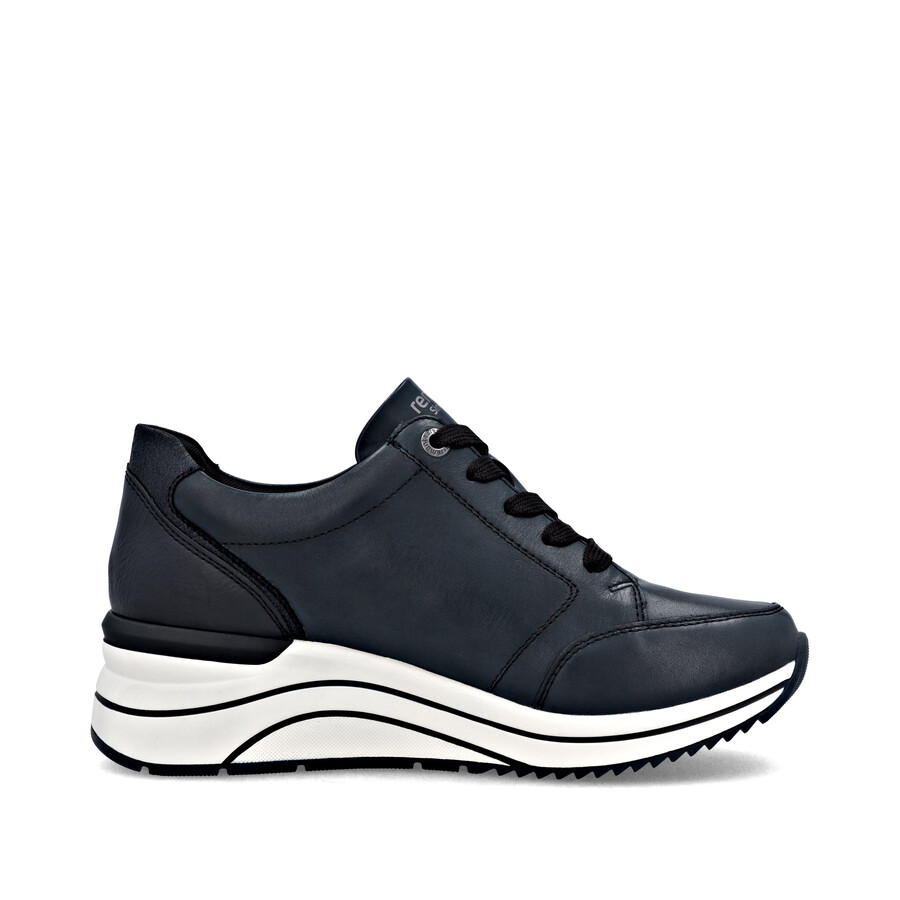 scarpe con cerniera blu da donna remonte d0t03-15