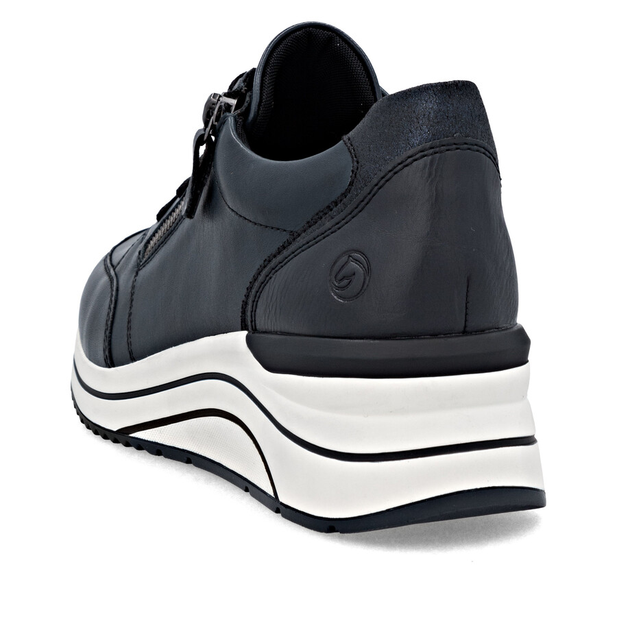 scarpe con cerniera blu da donna remonte d0t03-15