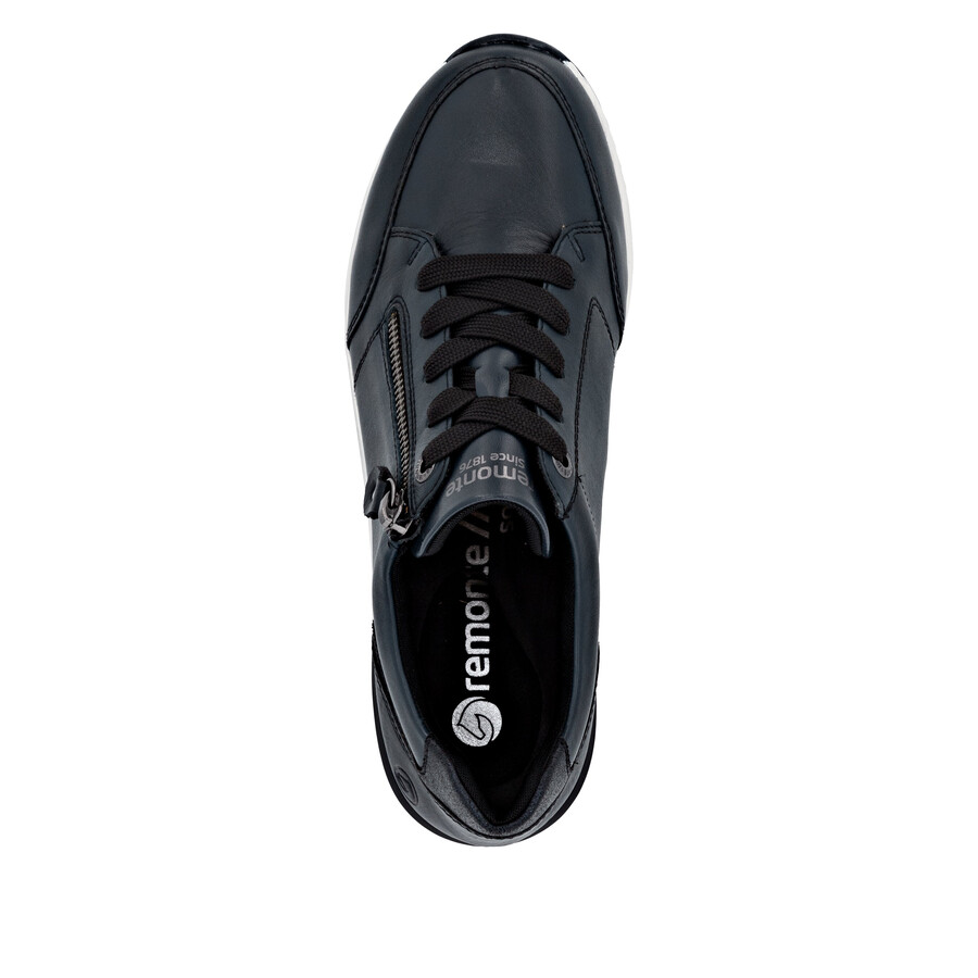 scarpe con cerniera blu da donna remonte d0t03-15