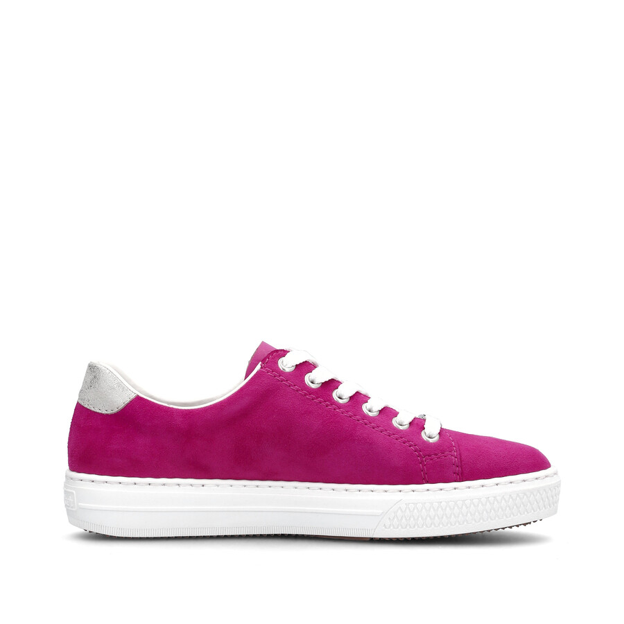 scarpe con cerniera rosa da donna rieker l59l1-31