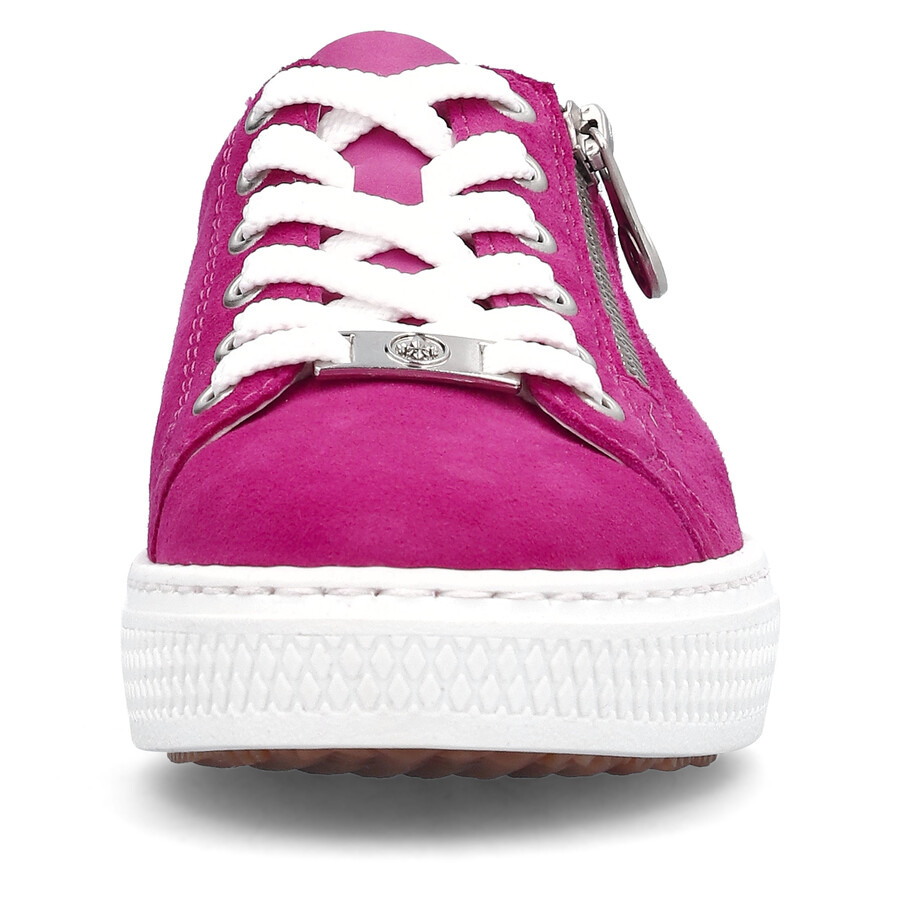 scarpe con cerniera rosa da donna rieker l59l1-31