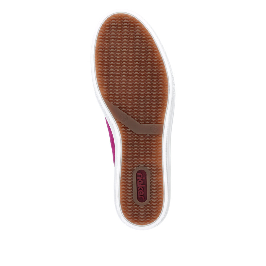 scarpe con cerniera rosa da donna rieker l59l1-31