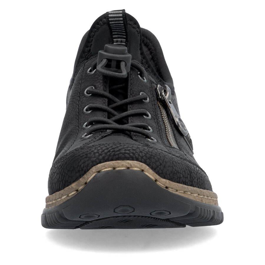 scarpe elasticizzate nere da donna rieker n3267-01