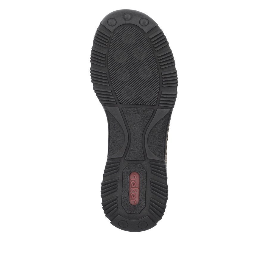 scarpe elasticizzate nere da donna rieker n3267-01
