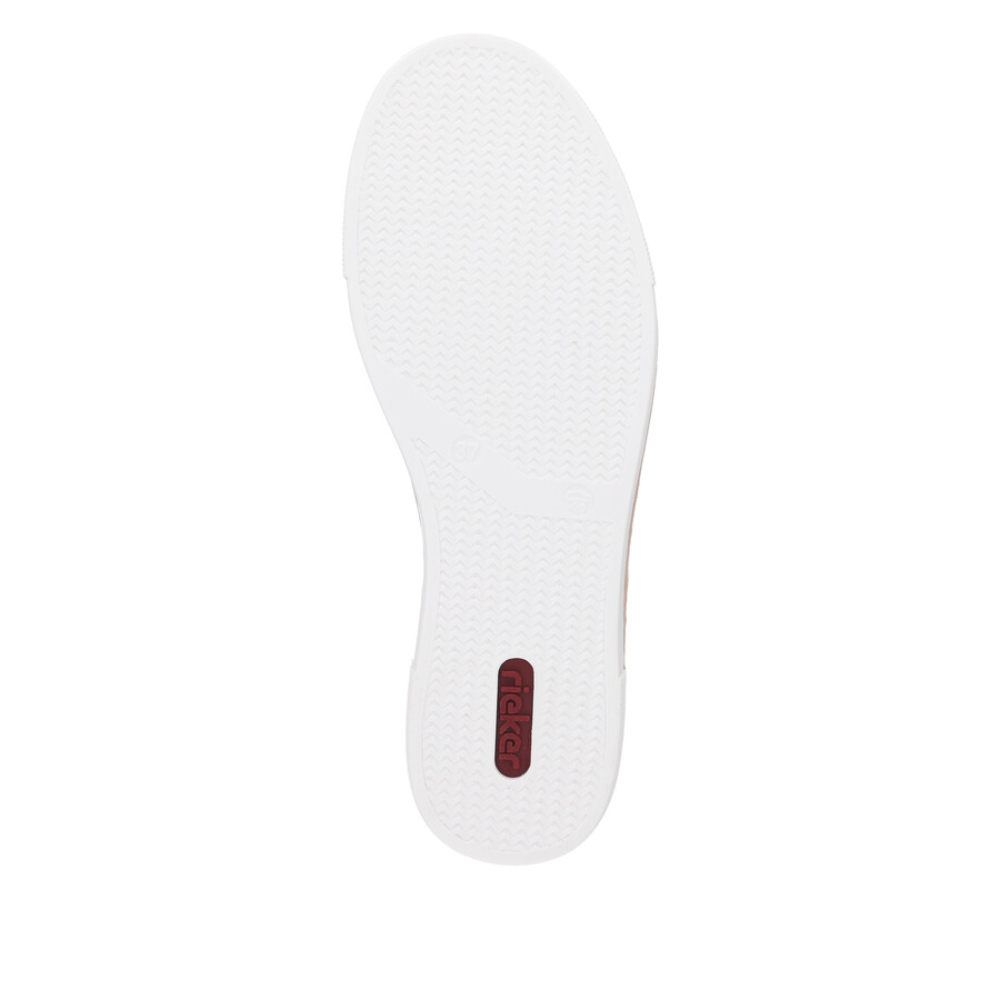 scarpe stringate arancioni da donna rieker n49w1-38