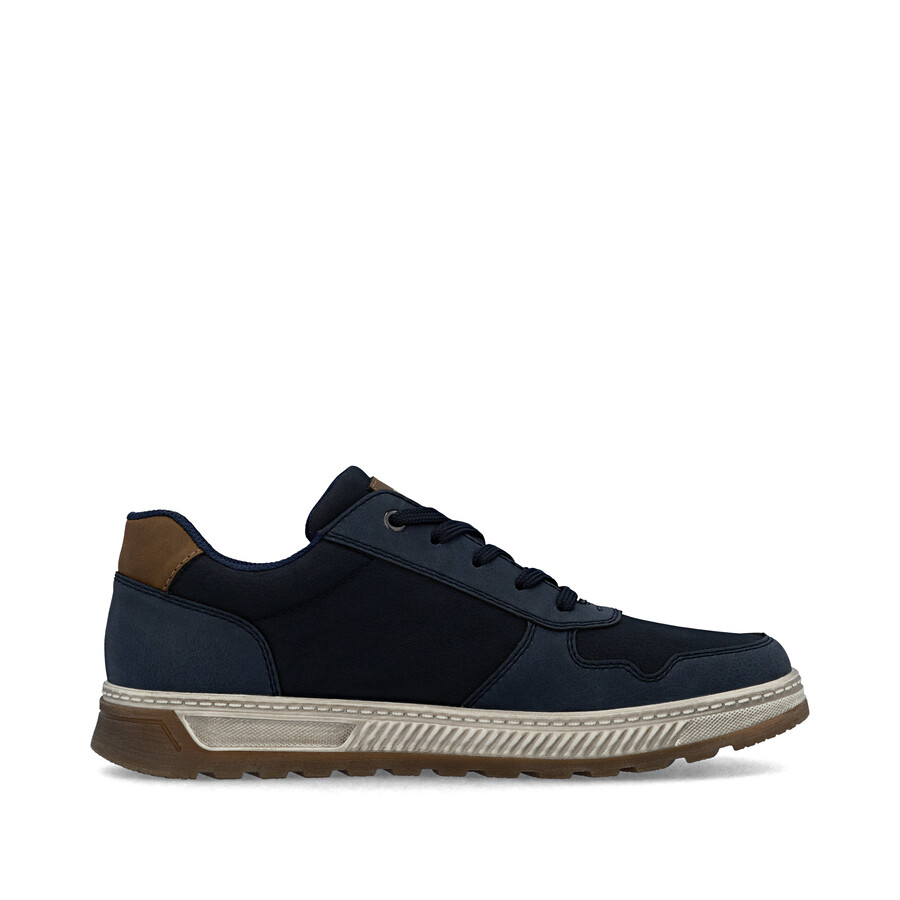 scarpe con cerniera blu da uomo rieker 37029-14