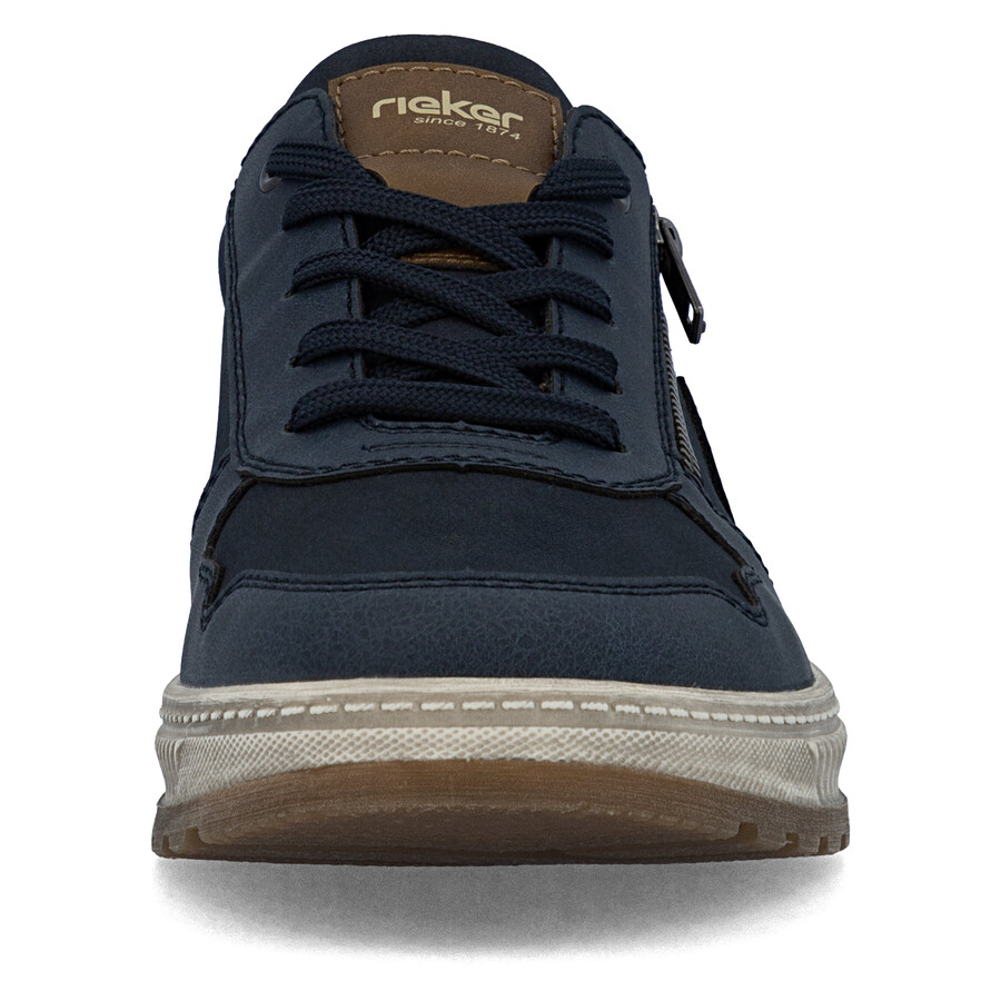 scarpe con cerniera blu da uomo rieker 37029-14
