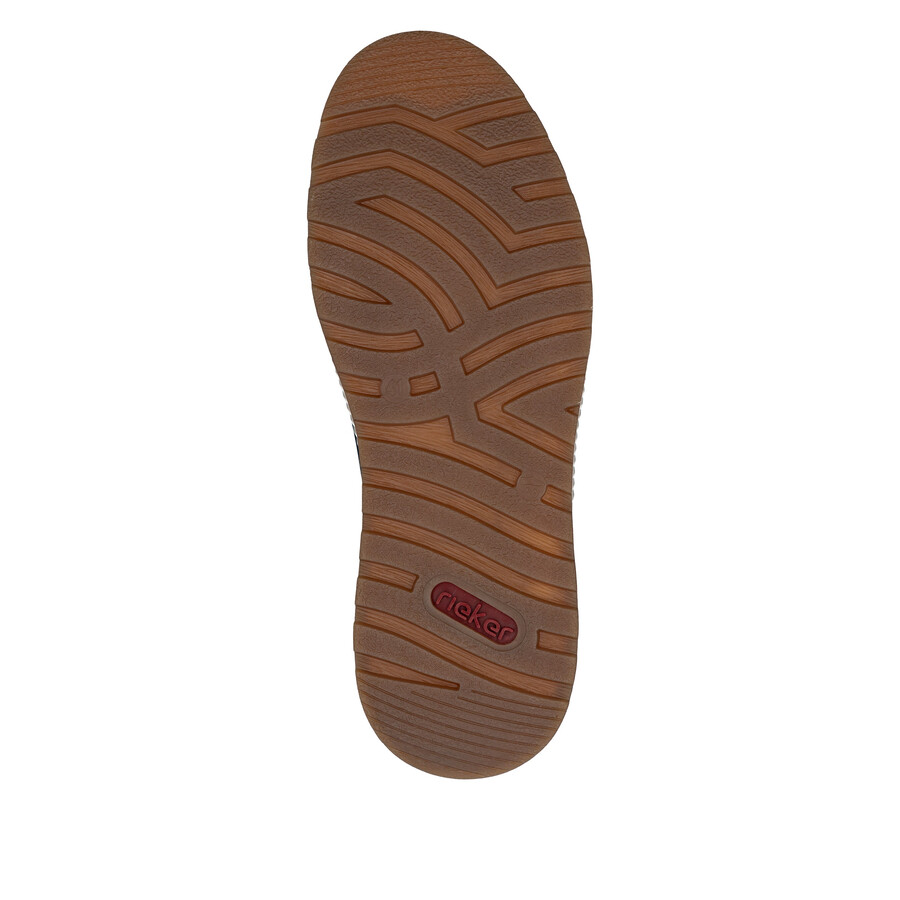 scarpe con cerniera blu da uomo rieker 37029-14
