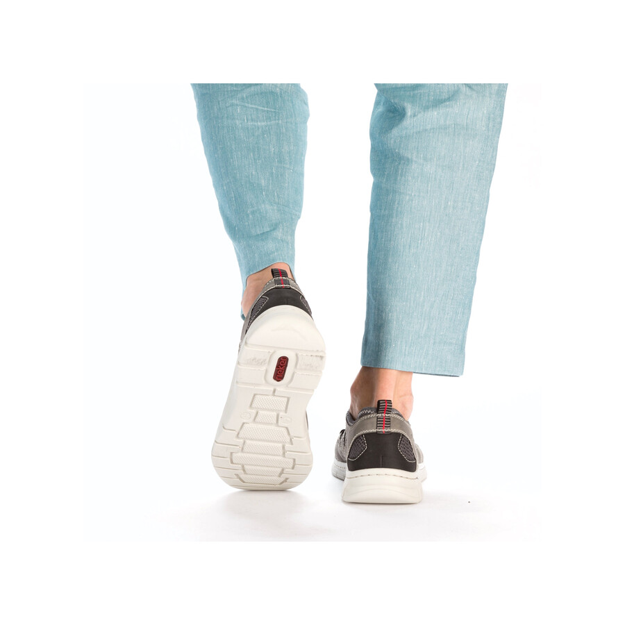 scarpe elasticizzate grigie da uomo rieker b7762-45