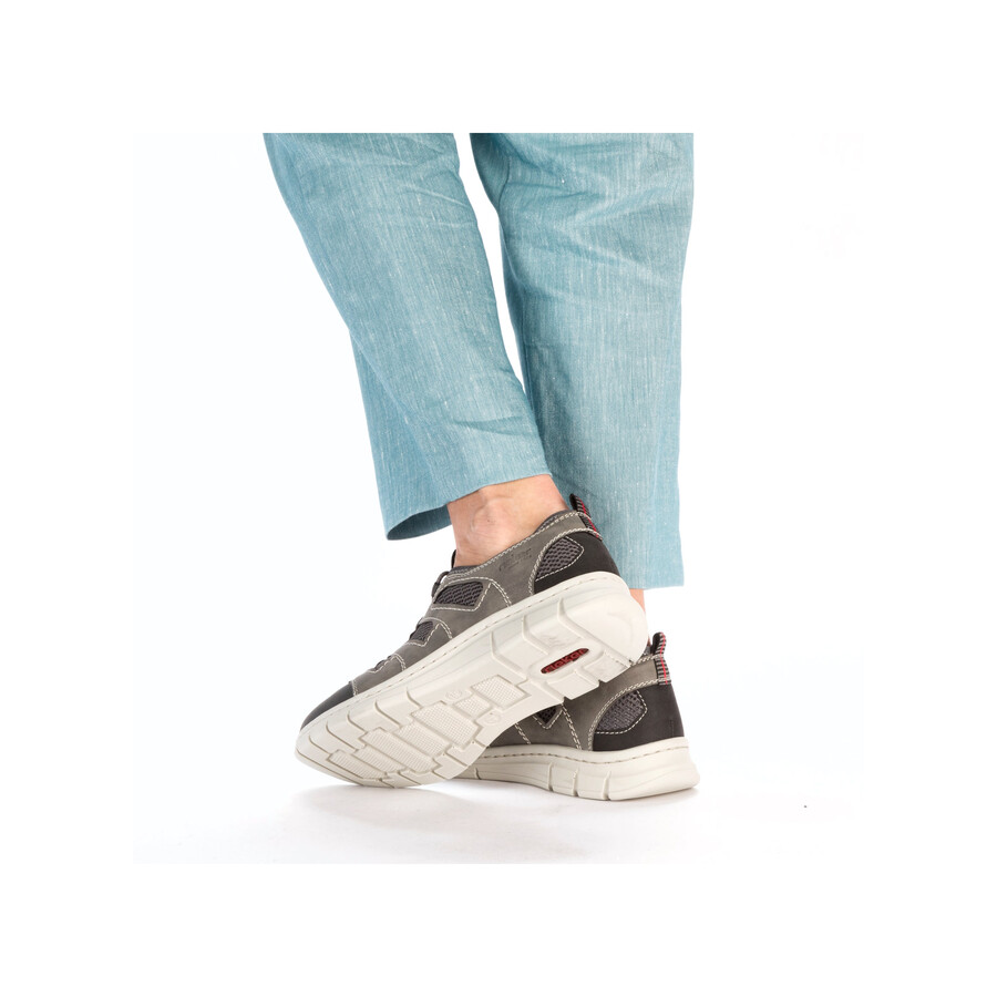 scarpe elasticizzate grigie da uomo rieker b7762-45