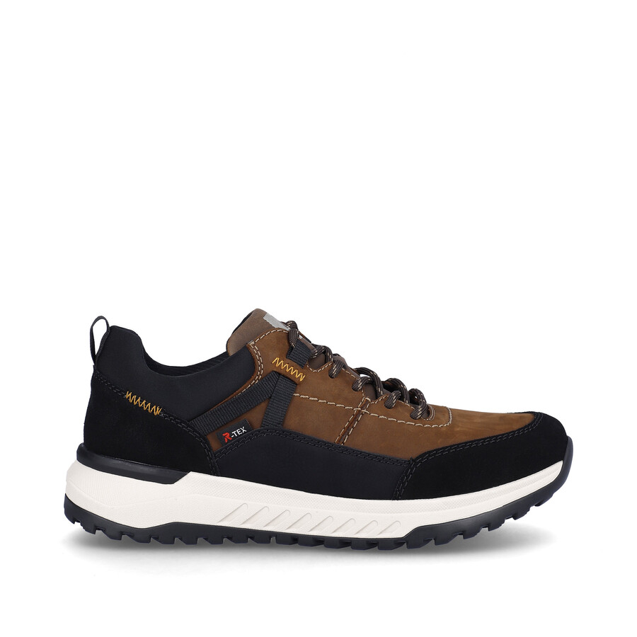 scarpe elasticizzate marroni da uomo rieker sport u0100-22