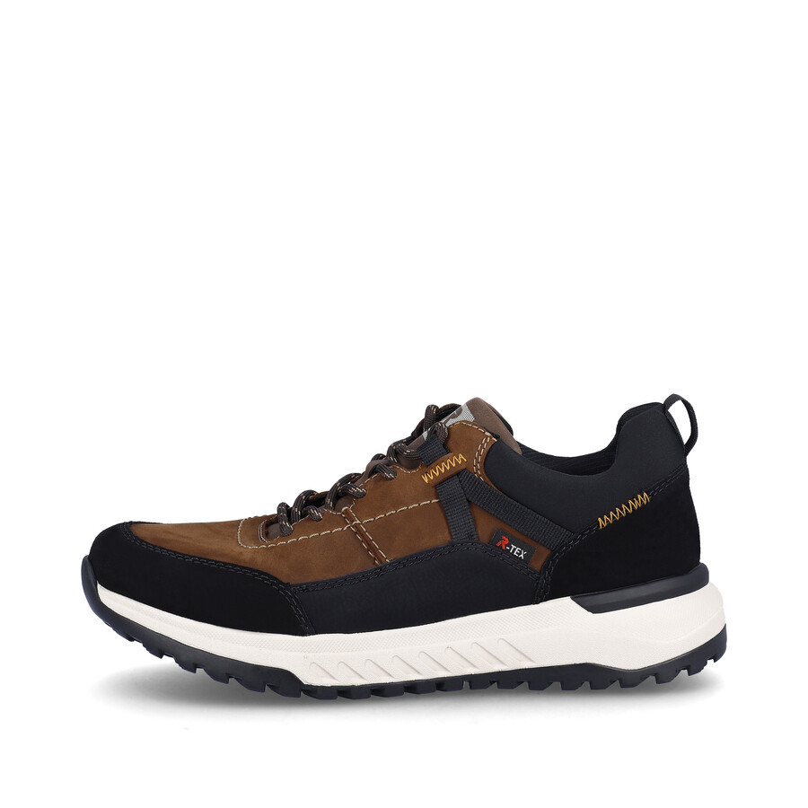 scarpe elasticizzate marroni da uomo rieker sport u0100-22