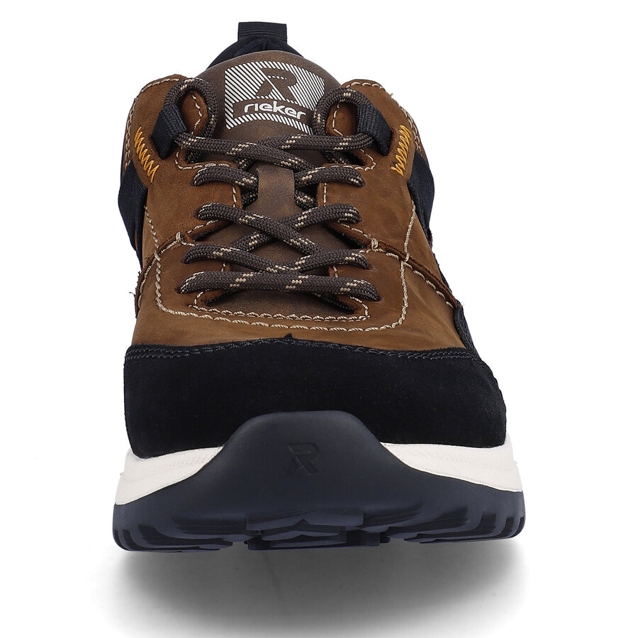 scarpe elasticizzate marroni da uomo rieker sport u0100-22