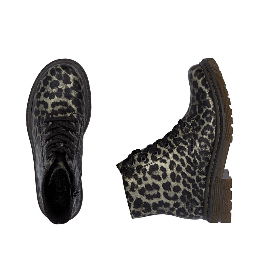 stivali multi zip da donna rieker 78240-90