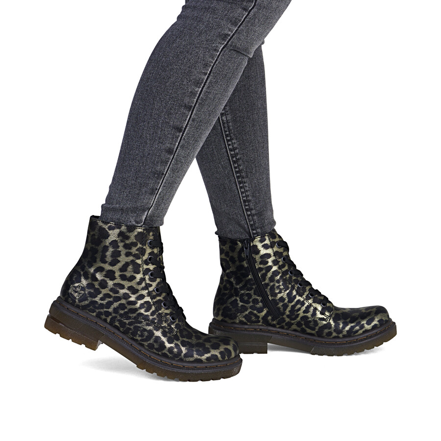 stivali multi zip da donna rieker 78240-90