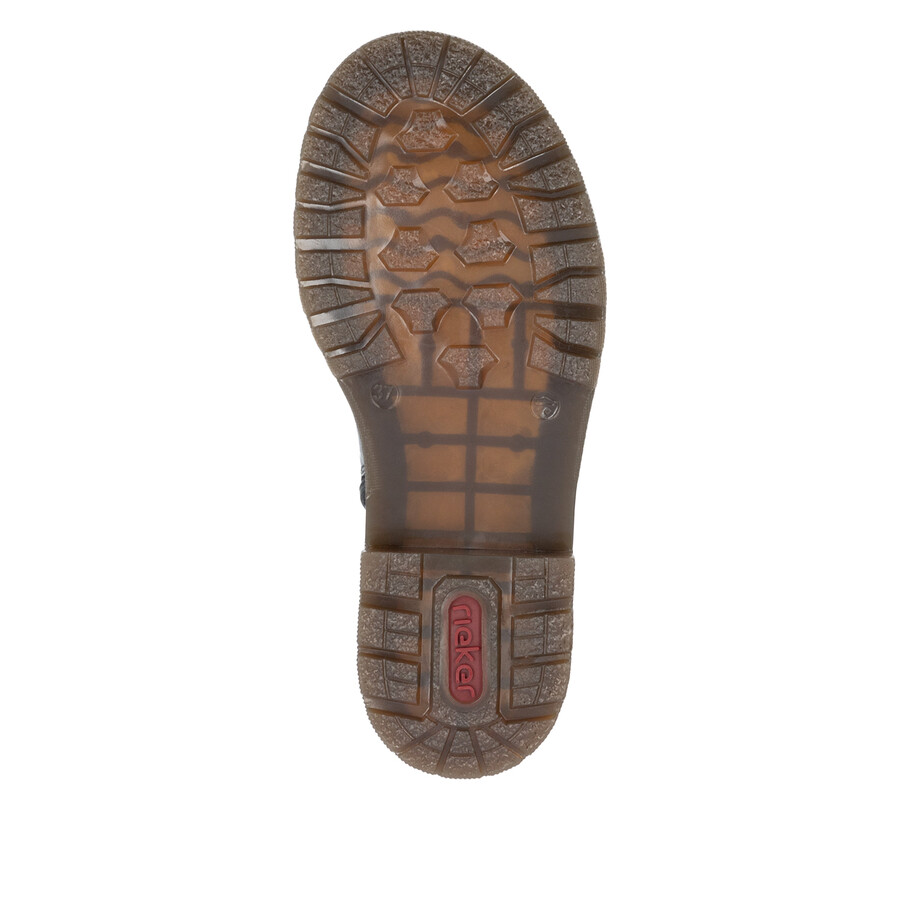 stivali neri con cerniera per donna rieker 78250-00