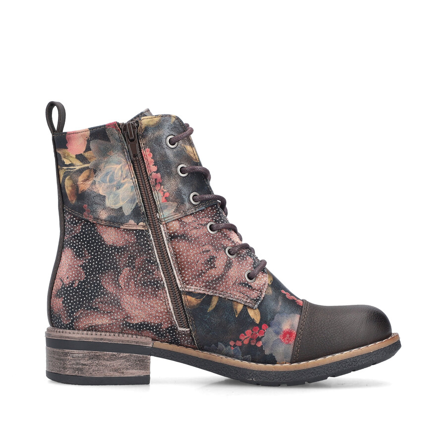 stivali multi zip da donna rieker 94611-91