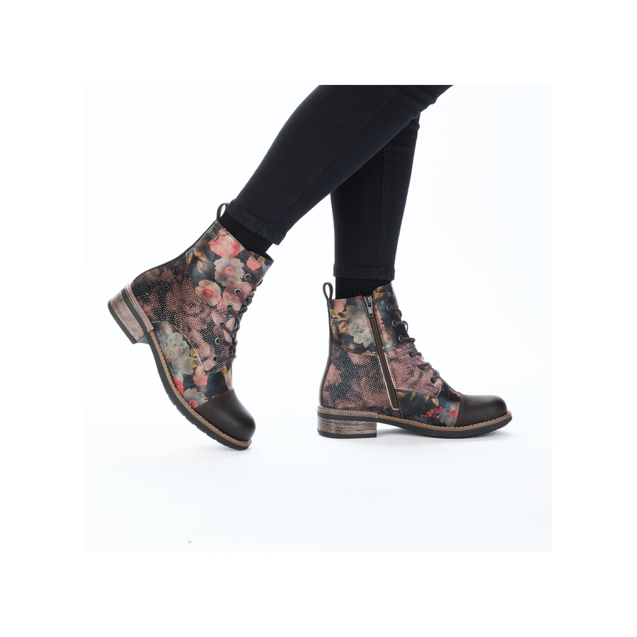 stivali multi zip da donna rieker 94611-91