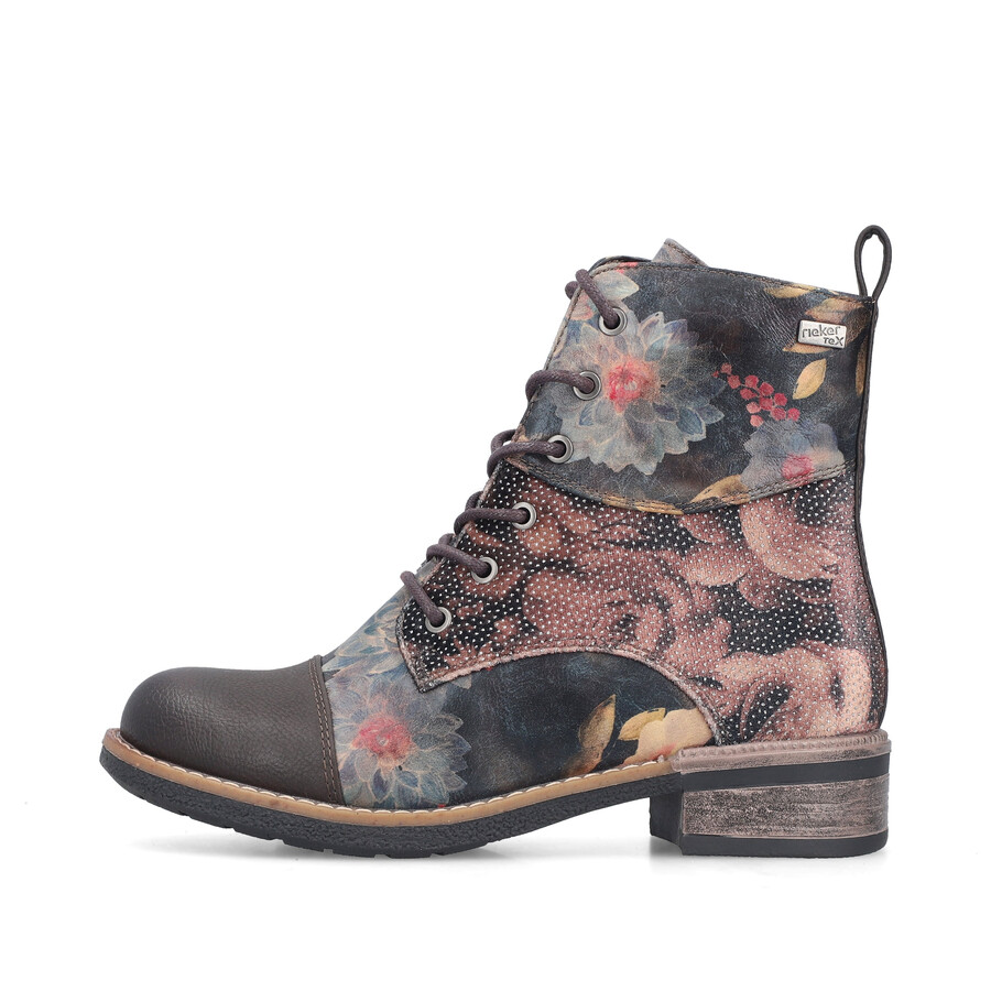 stivali multi zip da donna rieker 94611-91