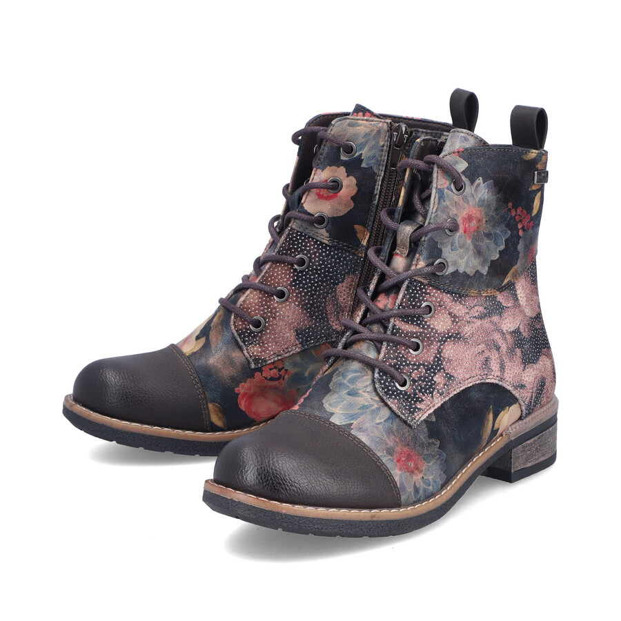 stivali multi zip da donna rieker 94611-91
