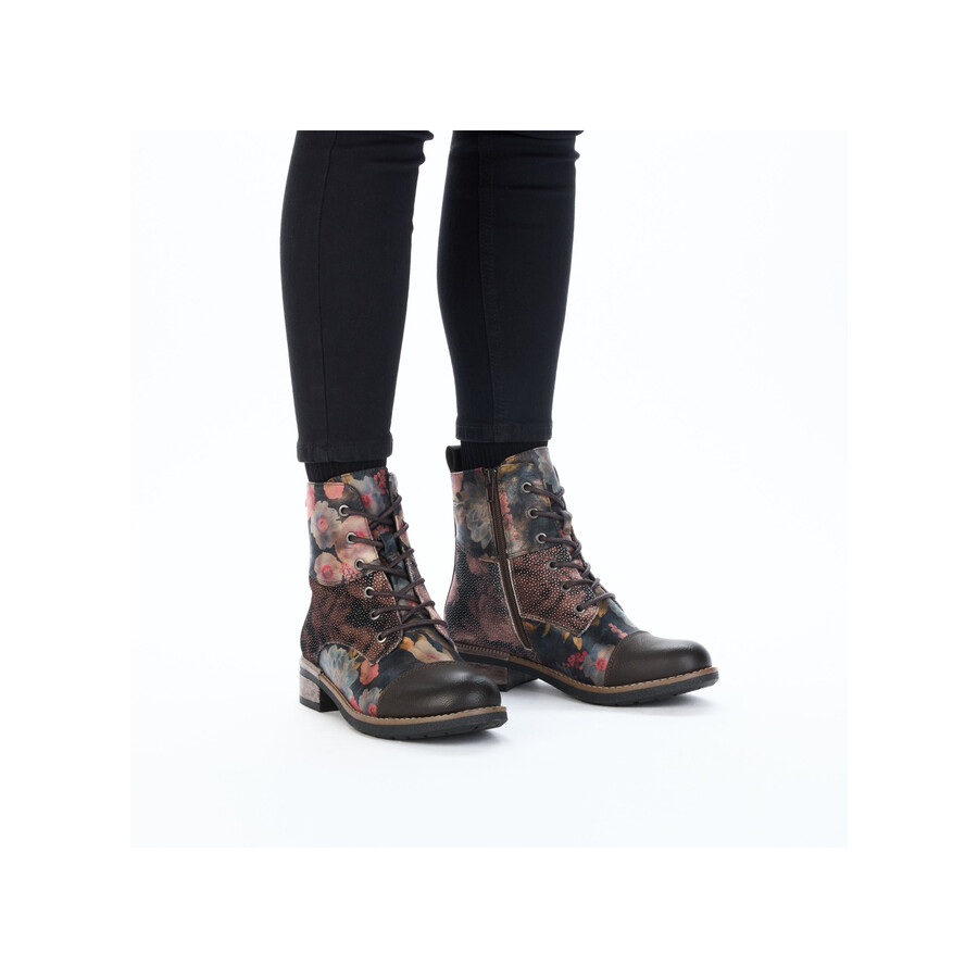 stivali multi zip da donna rieker 94611-91