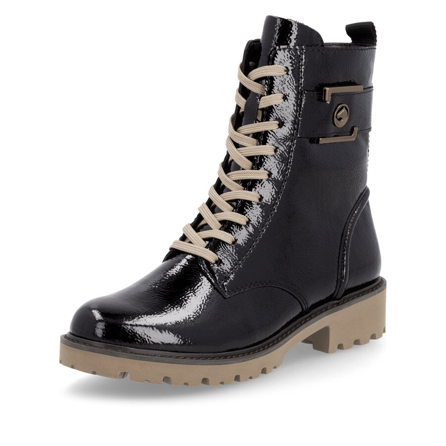 stivali neri con cerniera per donna remonte d8663-00
