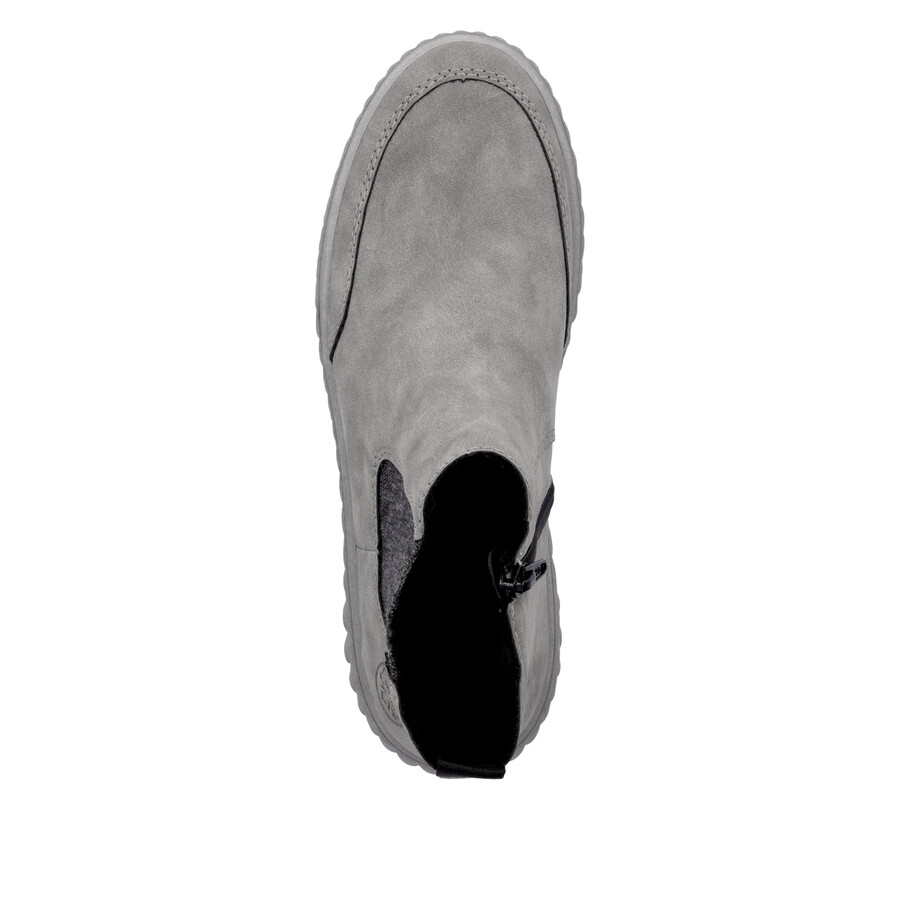 stivali grigi con cerniera da donna rieker n2553-40