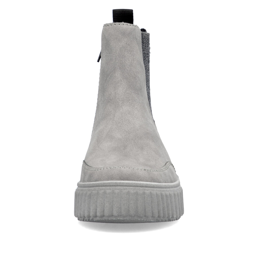 stivali grigi con cerniera da donna rieker n2553-40