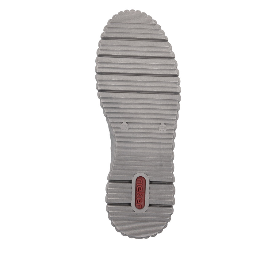 stivali grigi con cerniera da donna rieker n2553-40