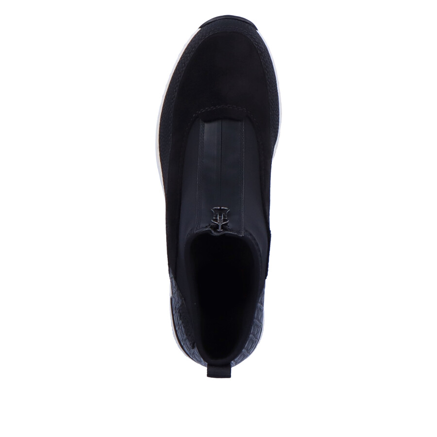stivali neri con cerniera per donna rieker n6352-00
