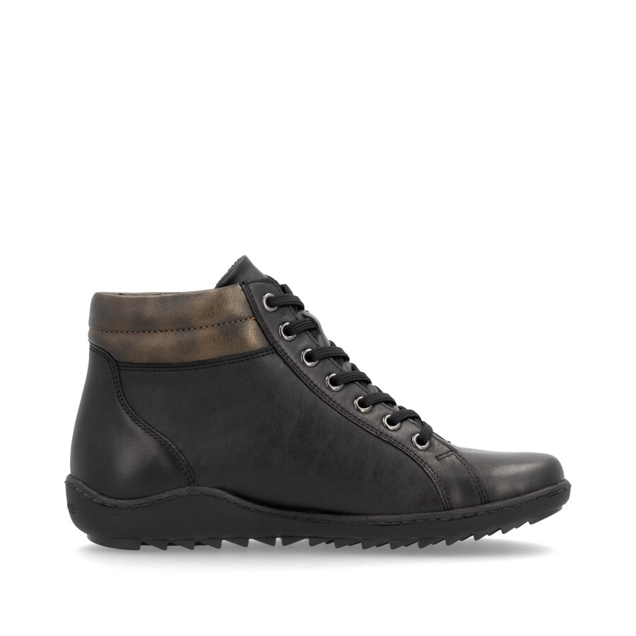 stivali neri con cerniera per donna remonte r1458-03