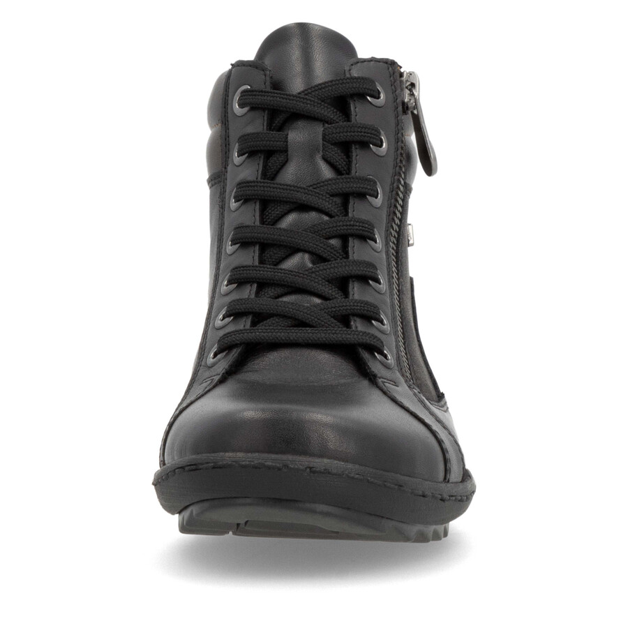 stivali neri con cerniera per donna remonte r1458-03