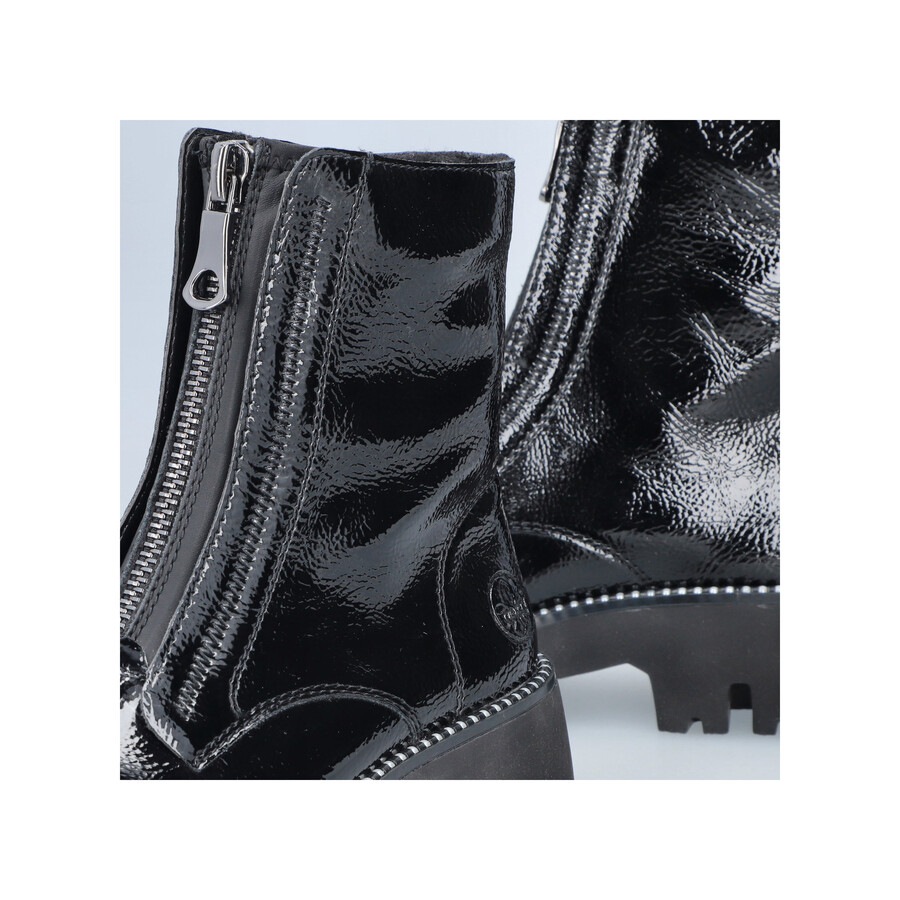 stivali neri con cerniera per donna rieker y3351-00