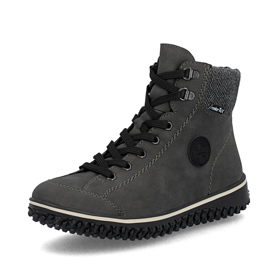 stivali grigi con cerniera da donna rieker z4251-45