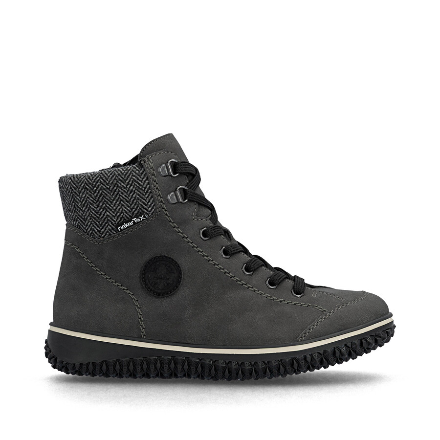 stivali grigi con cerniera da donna rieker z4251-45