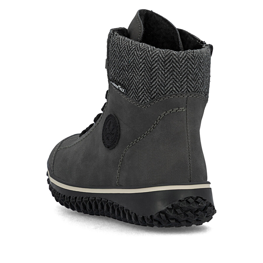 stivali grigi con cerniera da donna rieker z4251-45