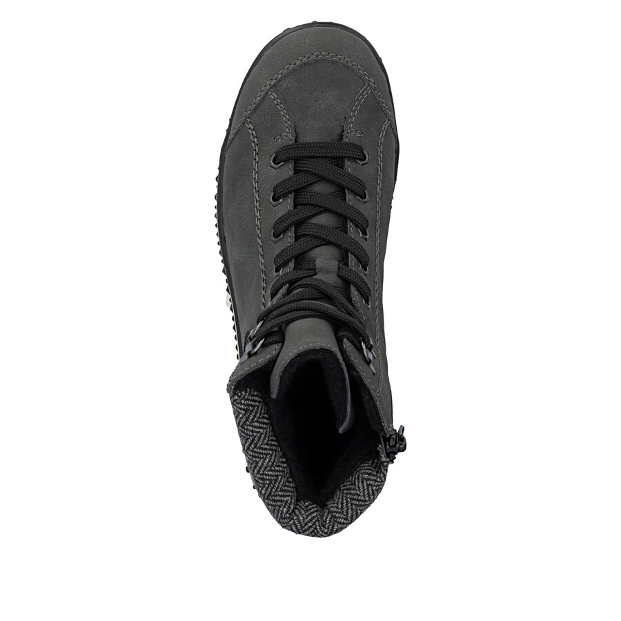 stivali grigi con cerniera da donna rieker z4251-45