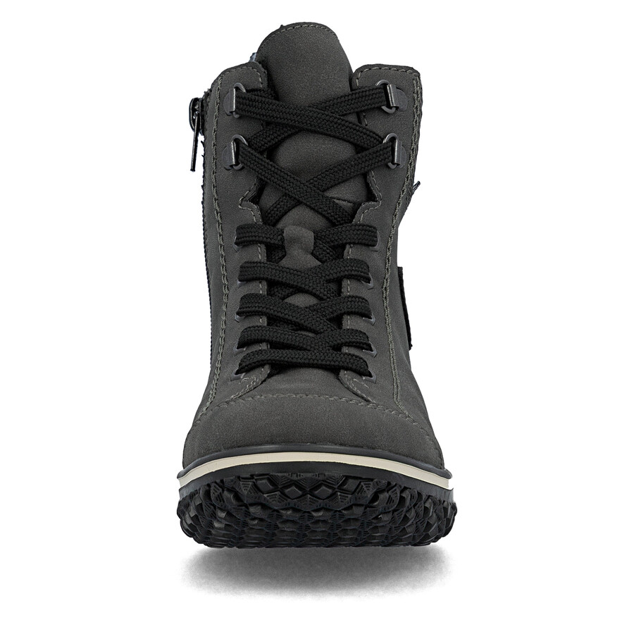stivali grigi con cerniera da donna rieker z4251-45