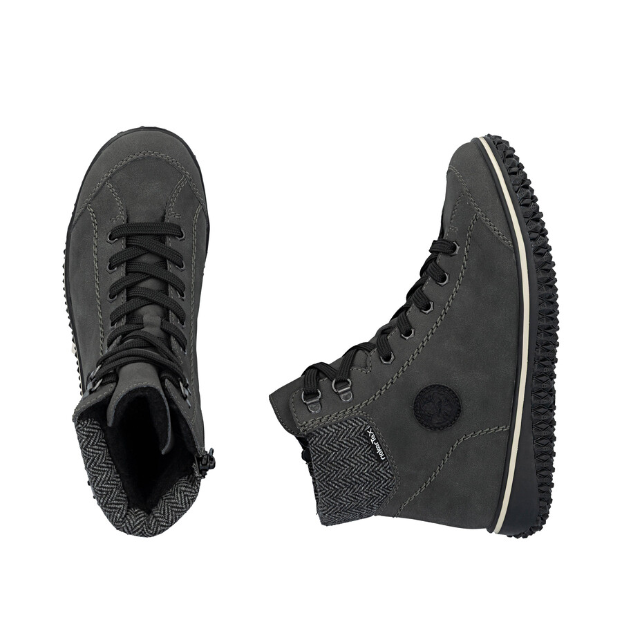 stivali grigi con cerniera da donna rieker z4251-45