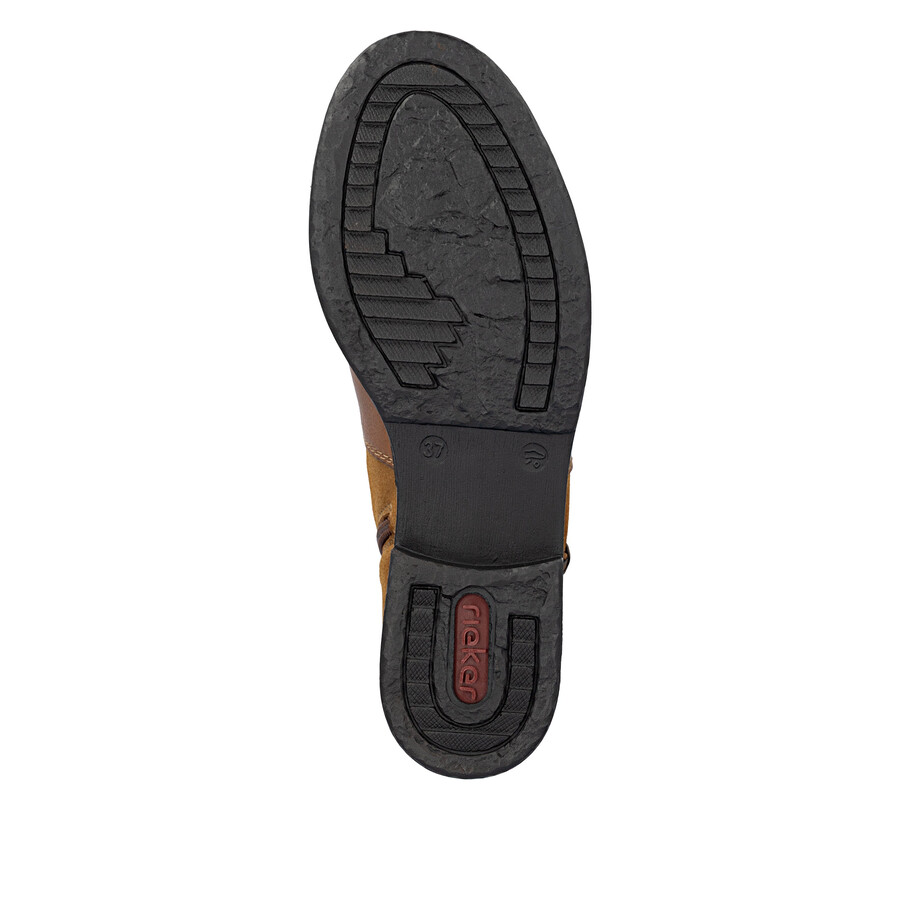 stivali marroni con cerniera per donna rieker z4951-24