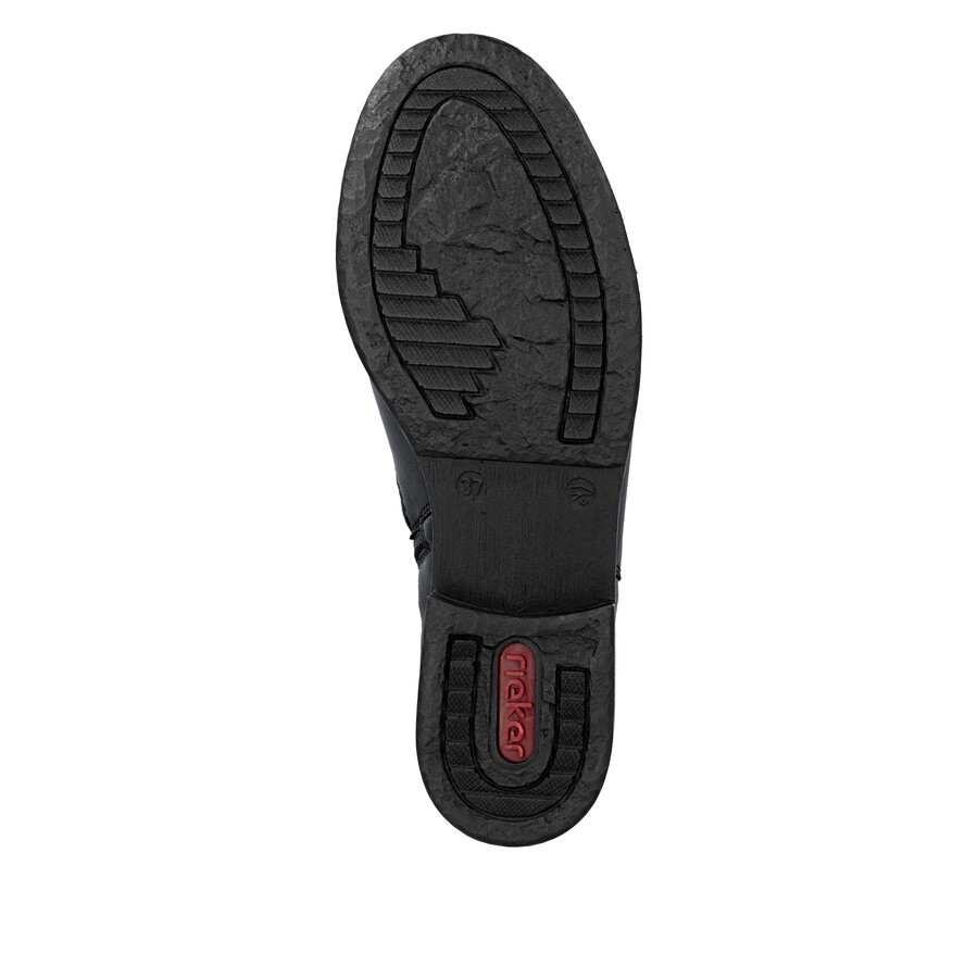 stivali neri con cerniera per donna rieker z4959-00