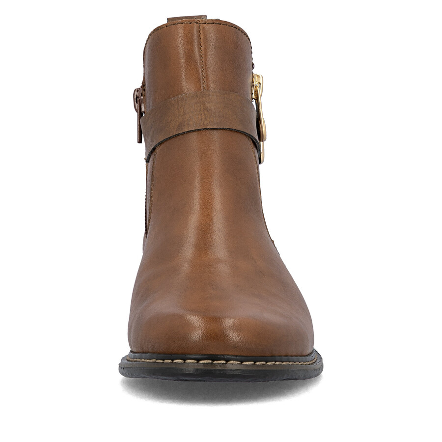 stivali marroni con cerniera per donna rieker z4959-22
