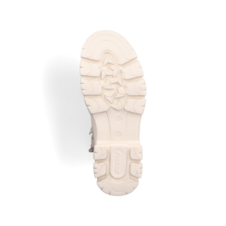 stivali beige con cerniera per donna rieker z7430-62