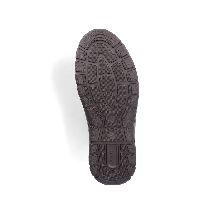 stivali marroni con cerniera per uomo rieker 03660-25