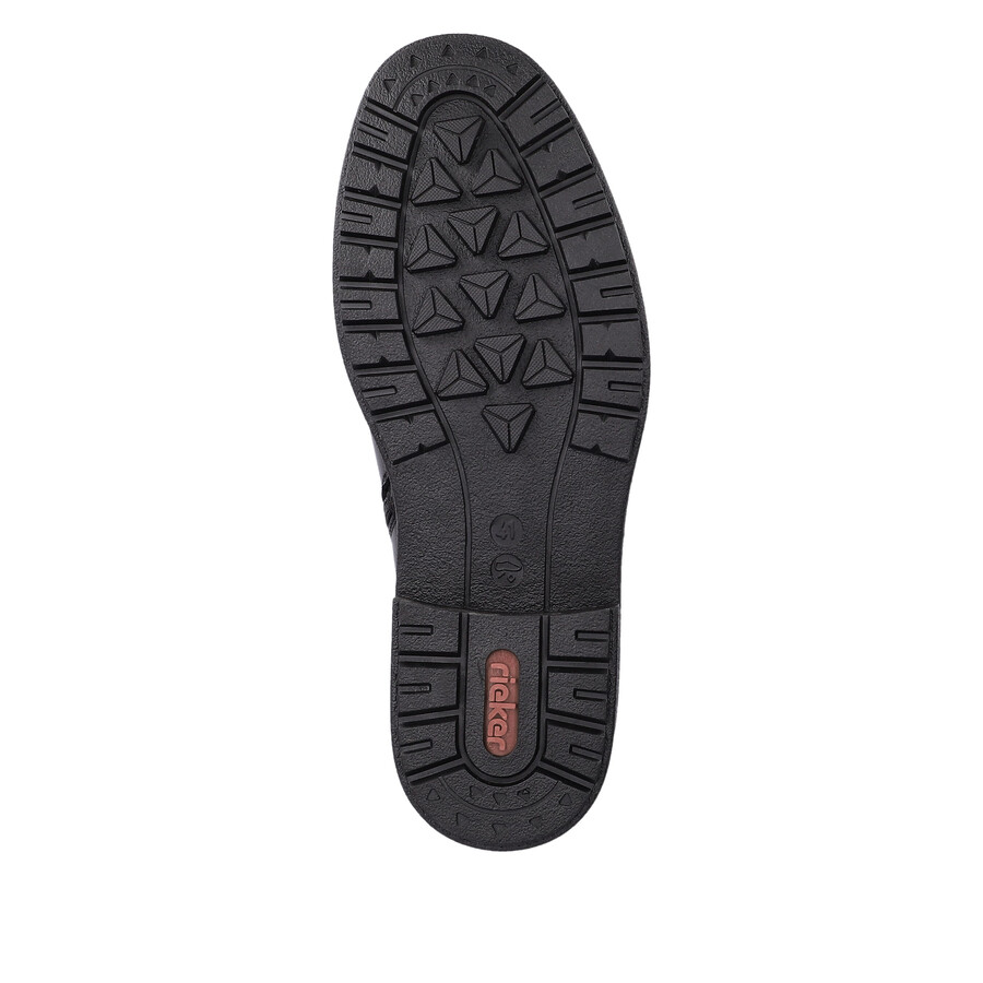 stivali neri con cerniera per uomo rieker 33180-00