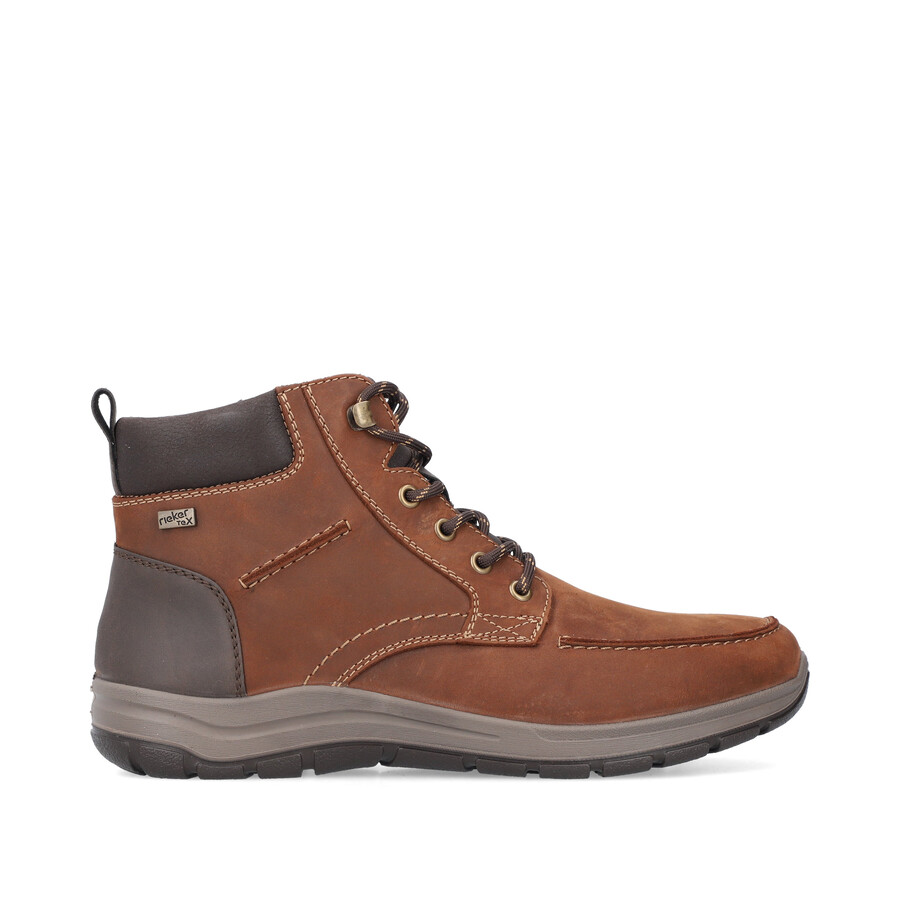 stivali marroni con cerniera per uomo rieker 03610-22